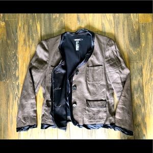 DKNY silk and linen jacket